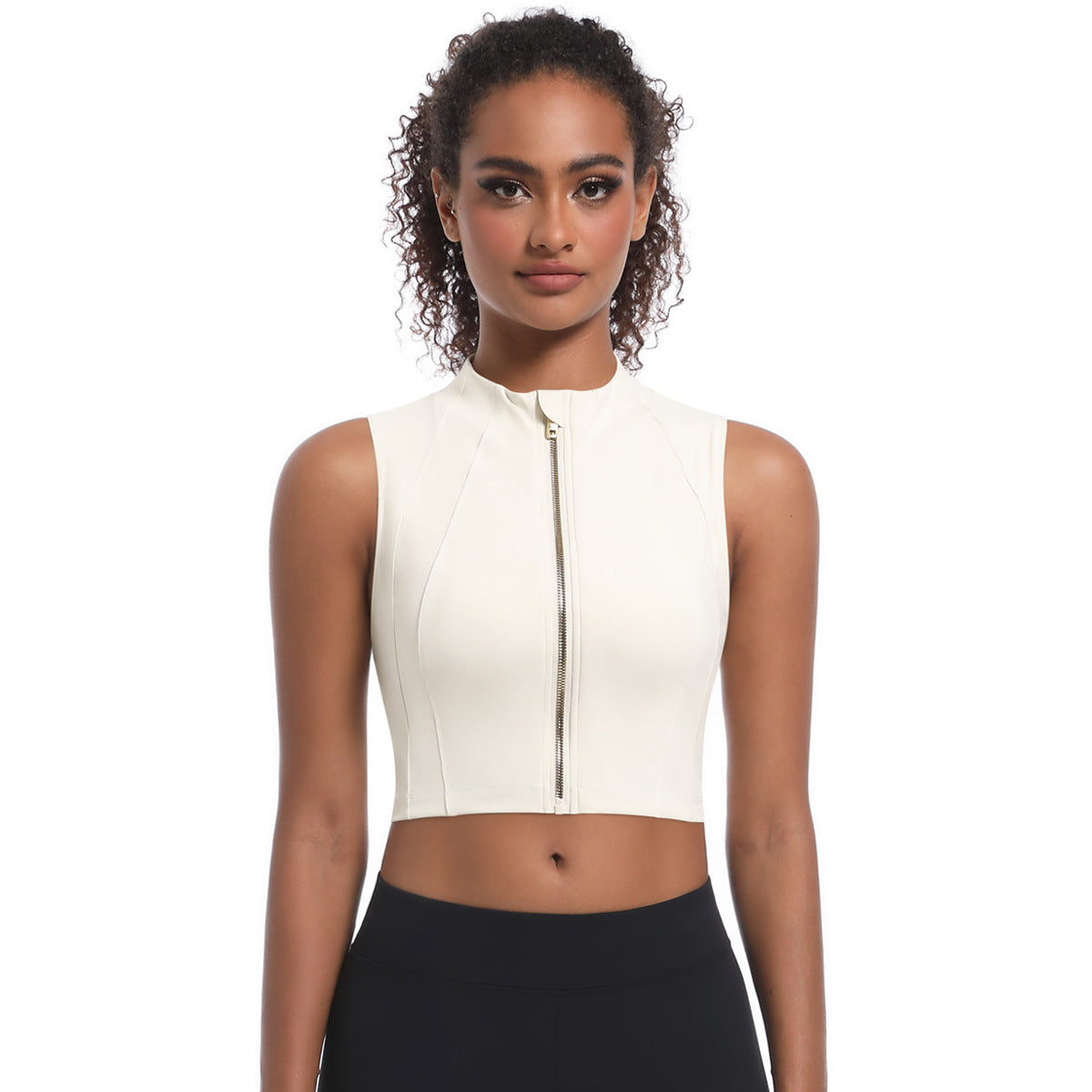Short Slim Zip Vest FYTP6187