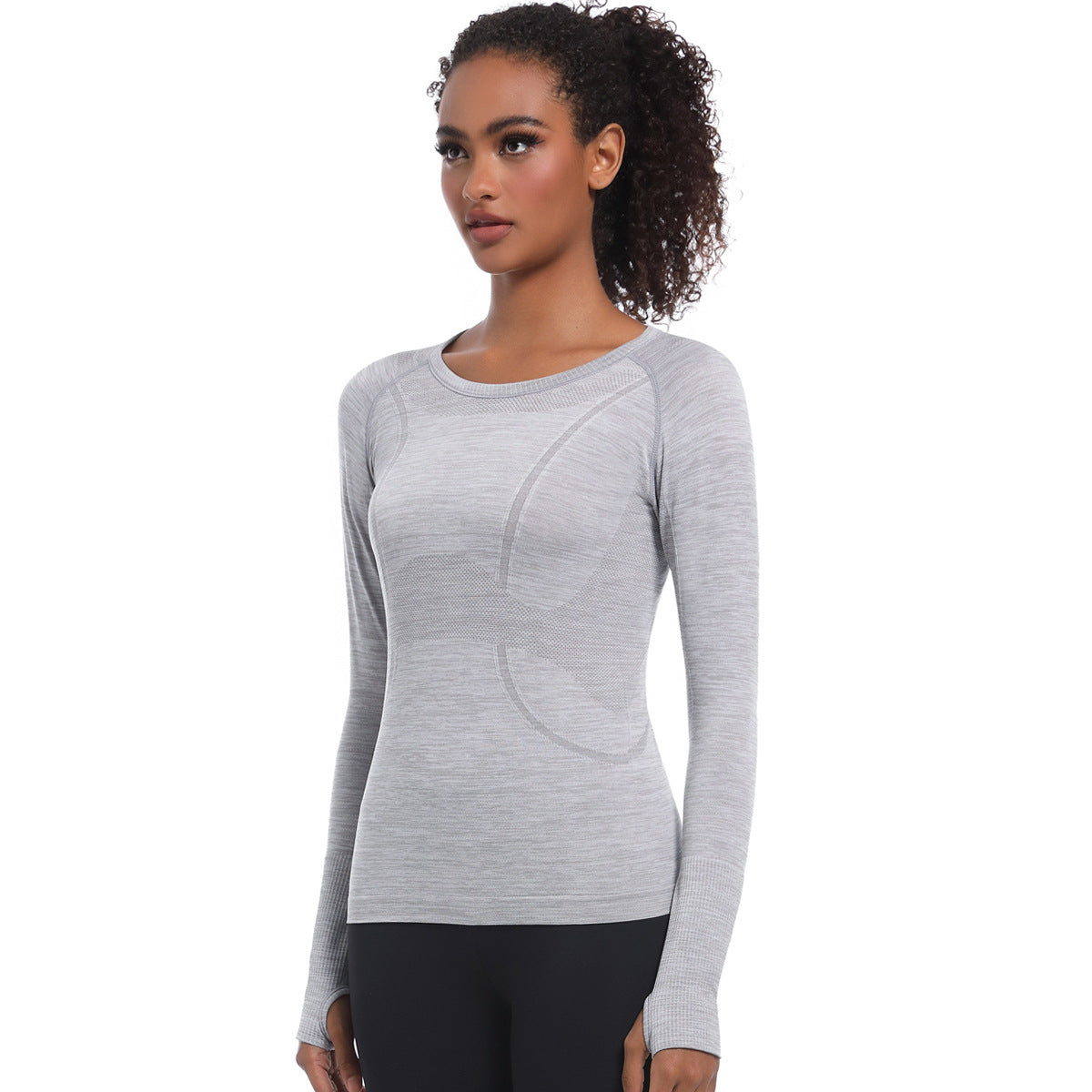 Round neck slim fit long sleeves FYTP6189