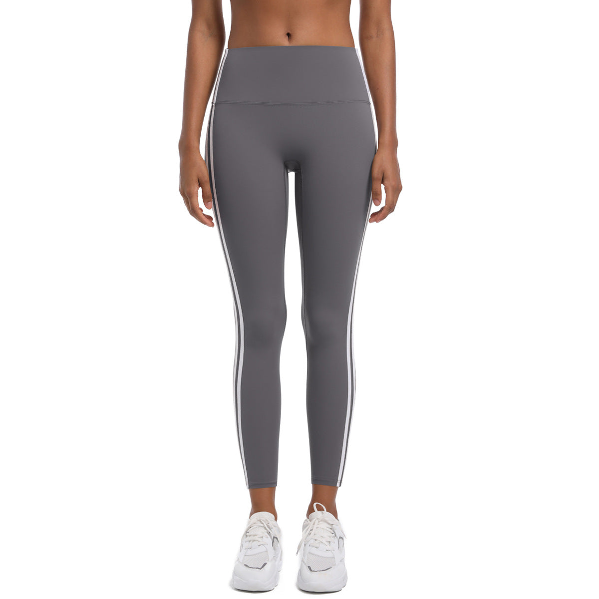 White Stripe Sports Leggings FYLG7203