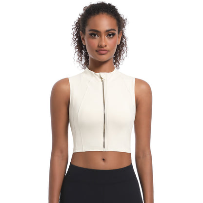 Short Slim Zip Vest FYTP6187