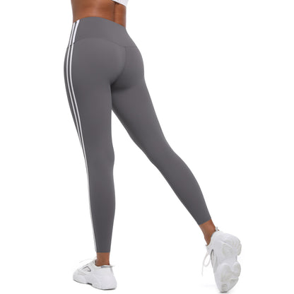 White Stripe Sports Leggings FYLG7203