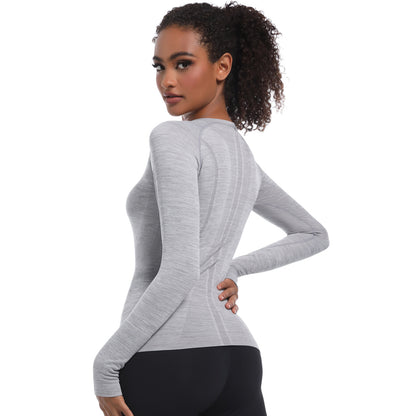 Round neck slim fit long sleeves FYTP6189