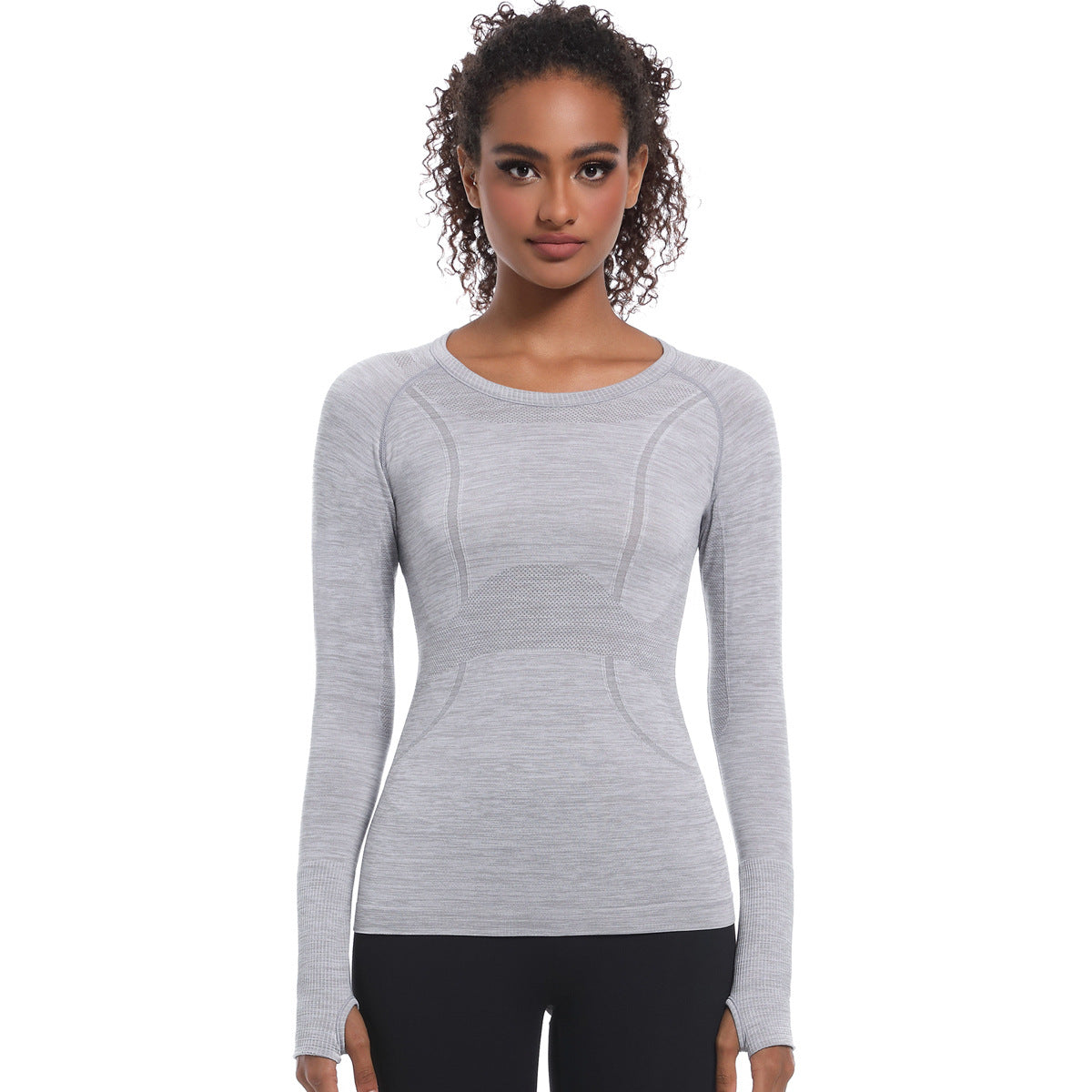 Round neck slim fit long sleeves FYTP6189