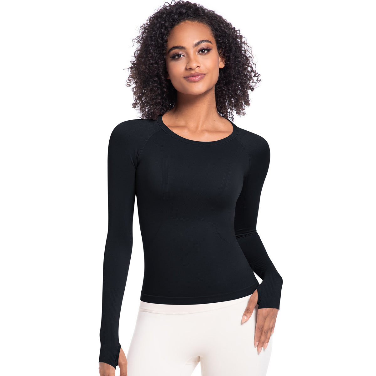 Round neck slim fit long sleeves FYTP6189