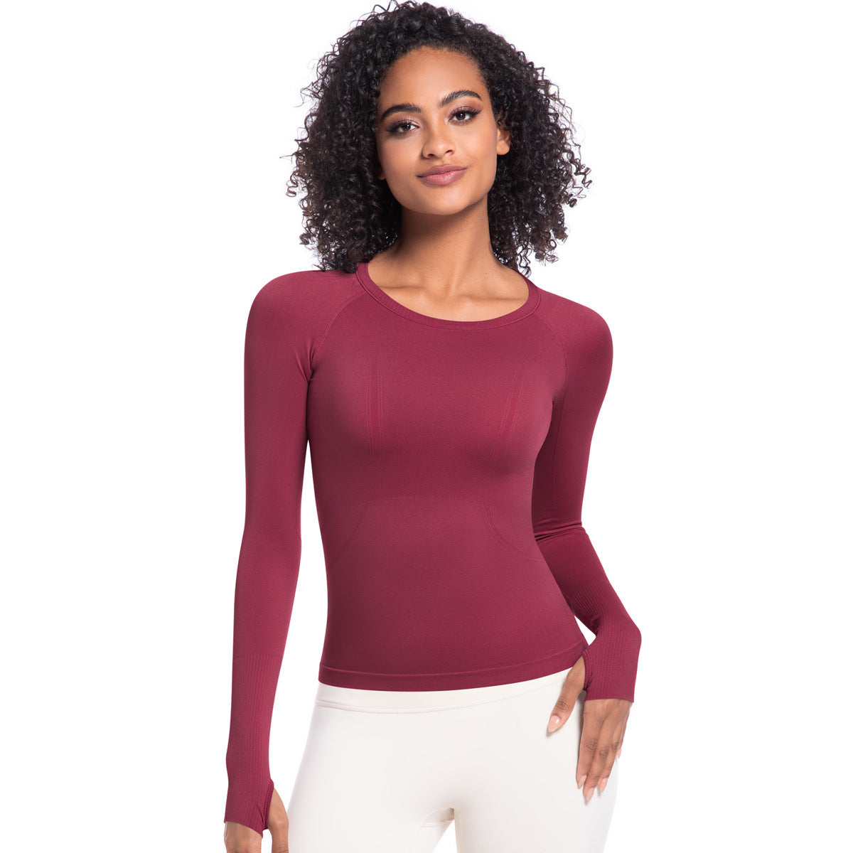 Round neck slim fit long sleeves FYTP6189