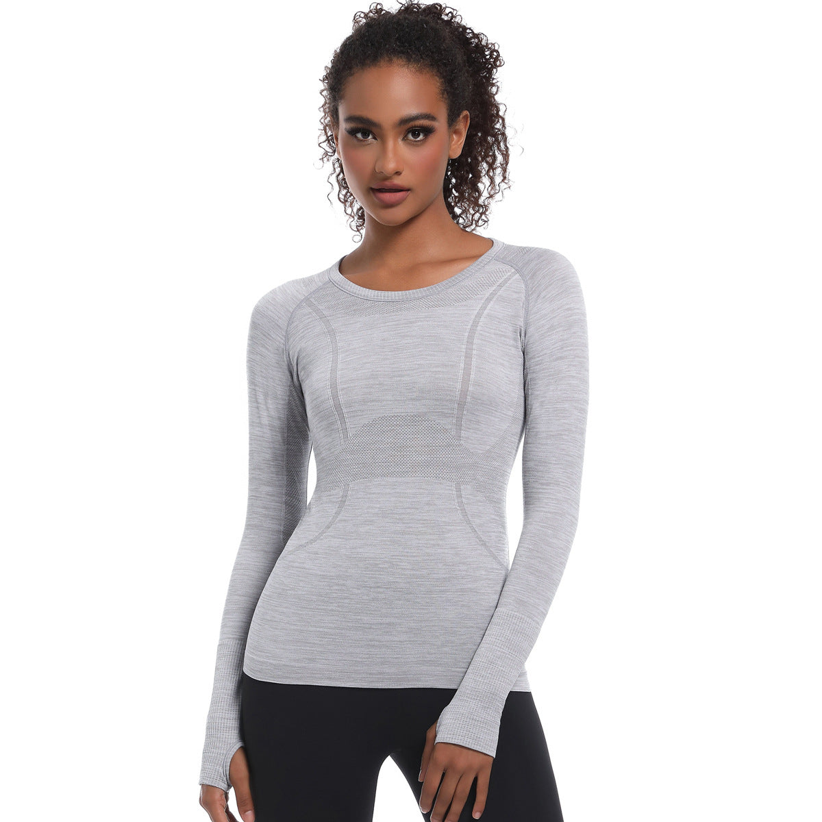 Round neck slim fit long sleeves FYTP6189