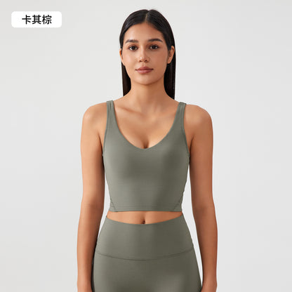 Skin-friendly shock-absorbing bra FYBR8114