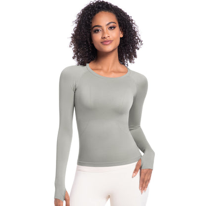 Round neck slim fit long sleeves FYTP6189