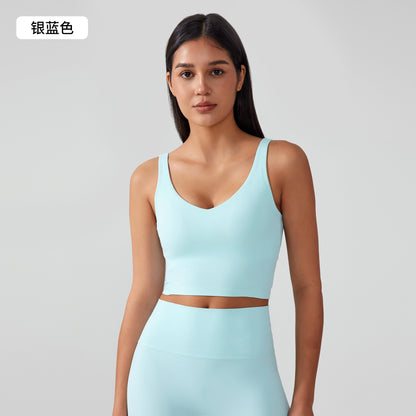 Skin-friendly shock-absorbing bra FYBR8114