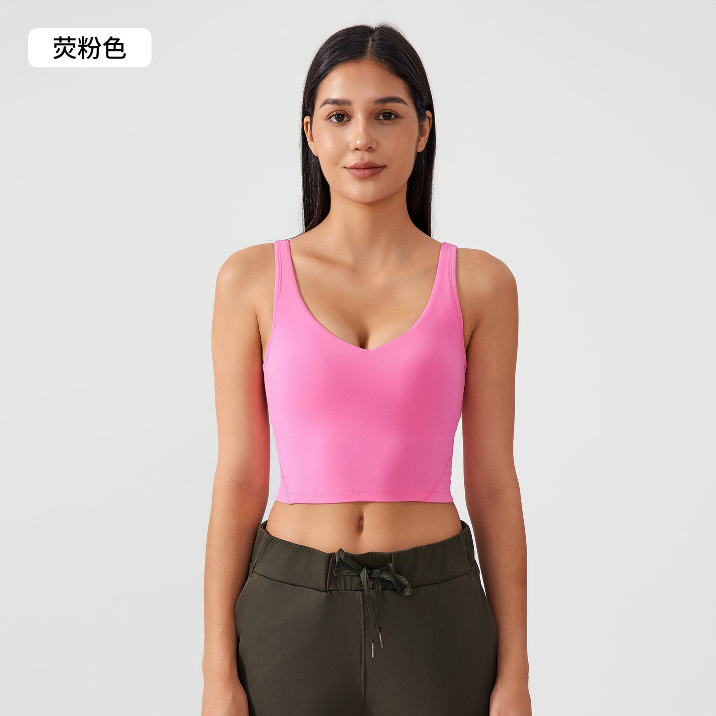 Skin-friendly shock-absorbing bra FYBR8114