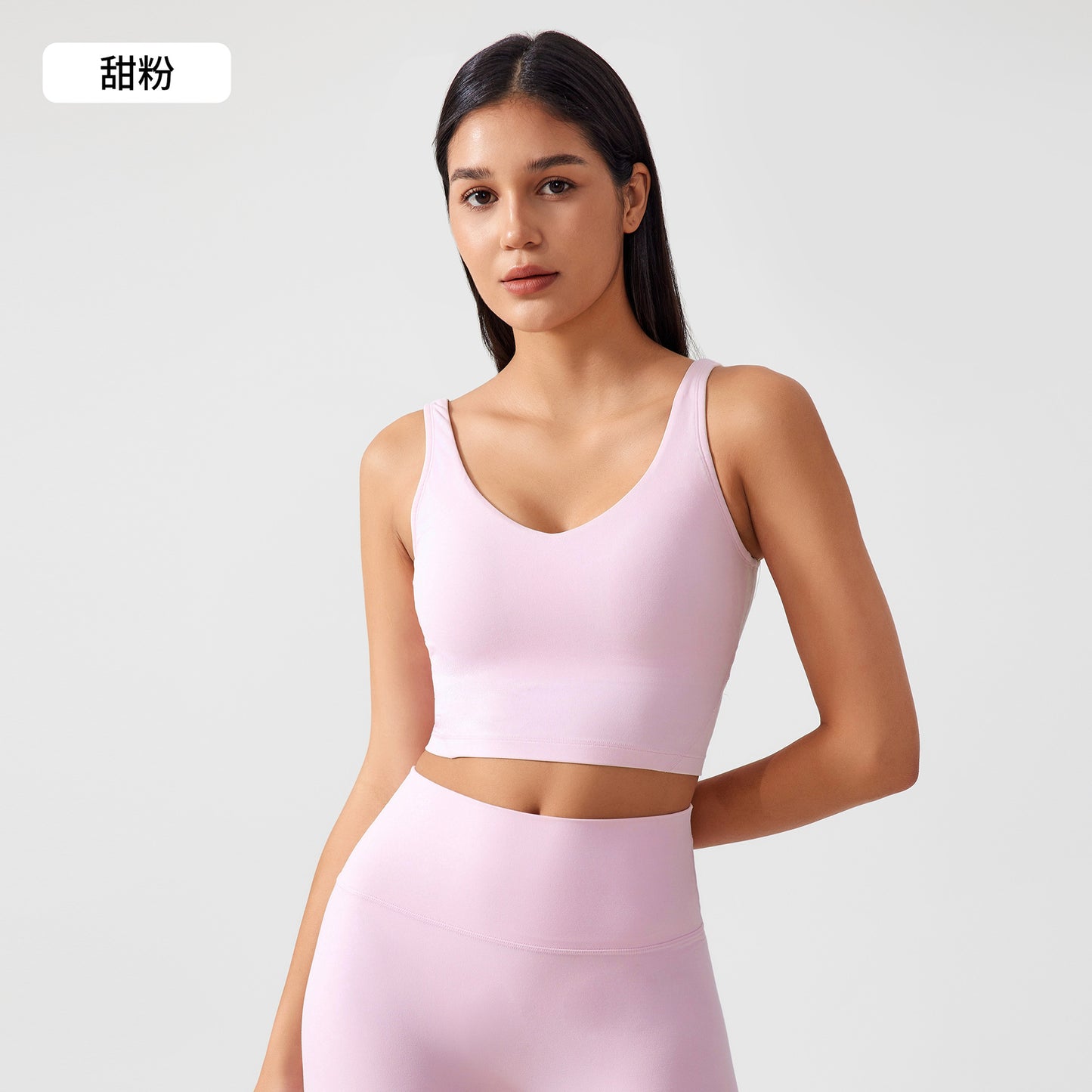 Skin-friendly shock-absorbing bra FYBR8114