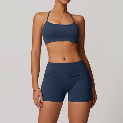 Discover the essence of comfort and style in our yoga wear photo series showcasing trendy sportswear combos FYSE1010