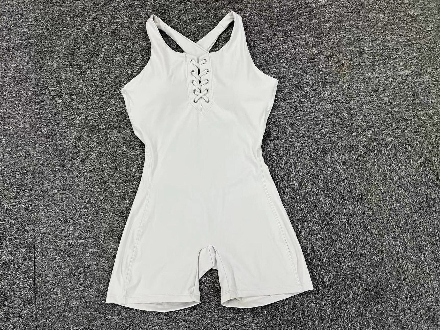 Women Seamless Yoga Bodysuit High Stretch Scoop Neck Sleeveless One Piece Workout Jumpsuit Gym Activewear Wholesale
