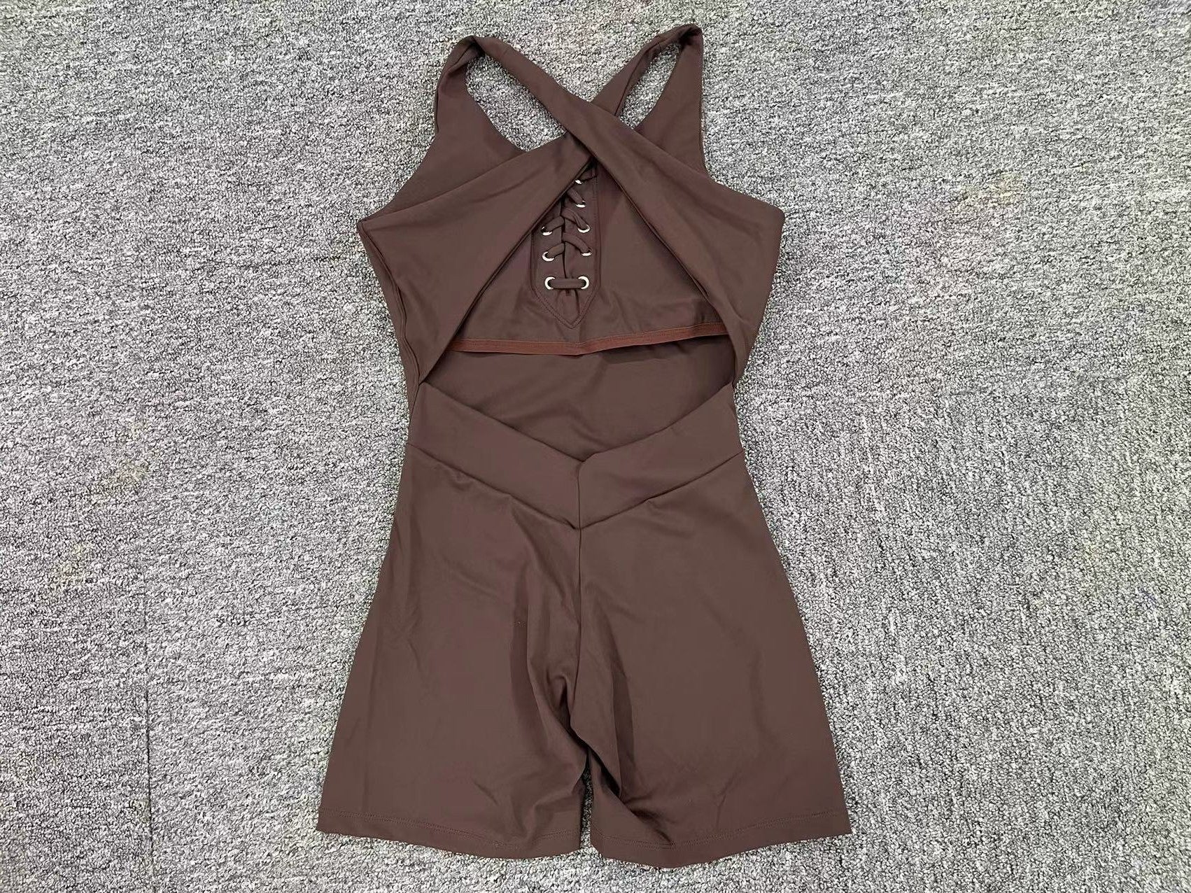 Women Seamless Yoga Bodysuit High Stretch Scoop Neck Sleeveless One Piece Workout Jumpsuit Gym Activewear Wholesale