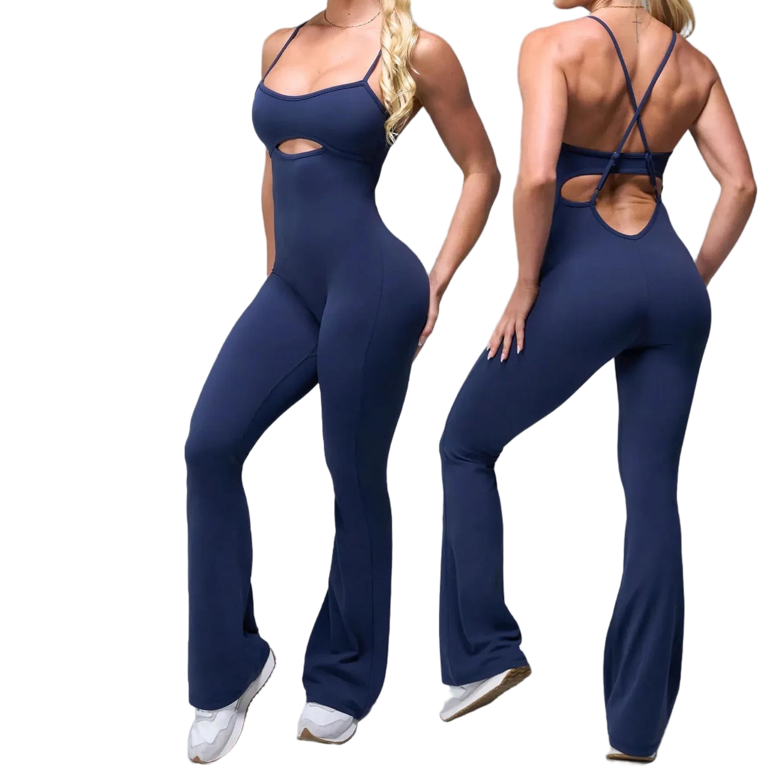 Ladies Nylon Spandex Yoga Bodysuit Buttery Soft Sleeveless One Piece Jumpsuit Breathable Fitness Romper Wholesale