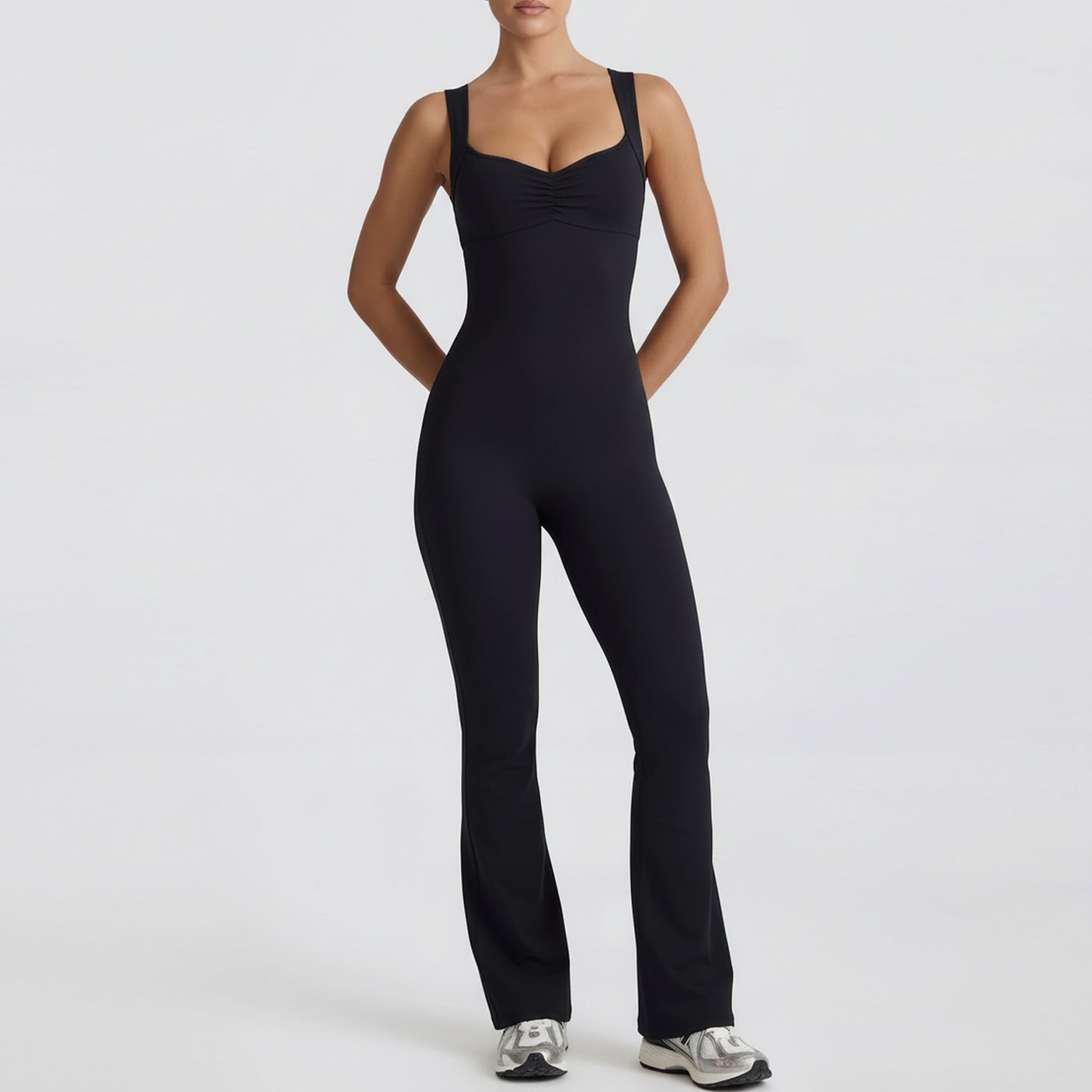Women Tummy Control Yoga Bodysuit Seamless High Cut Leg One Piece Workout Jumpsuit Body Shaping Romper Wholesale OEM