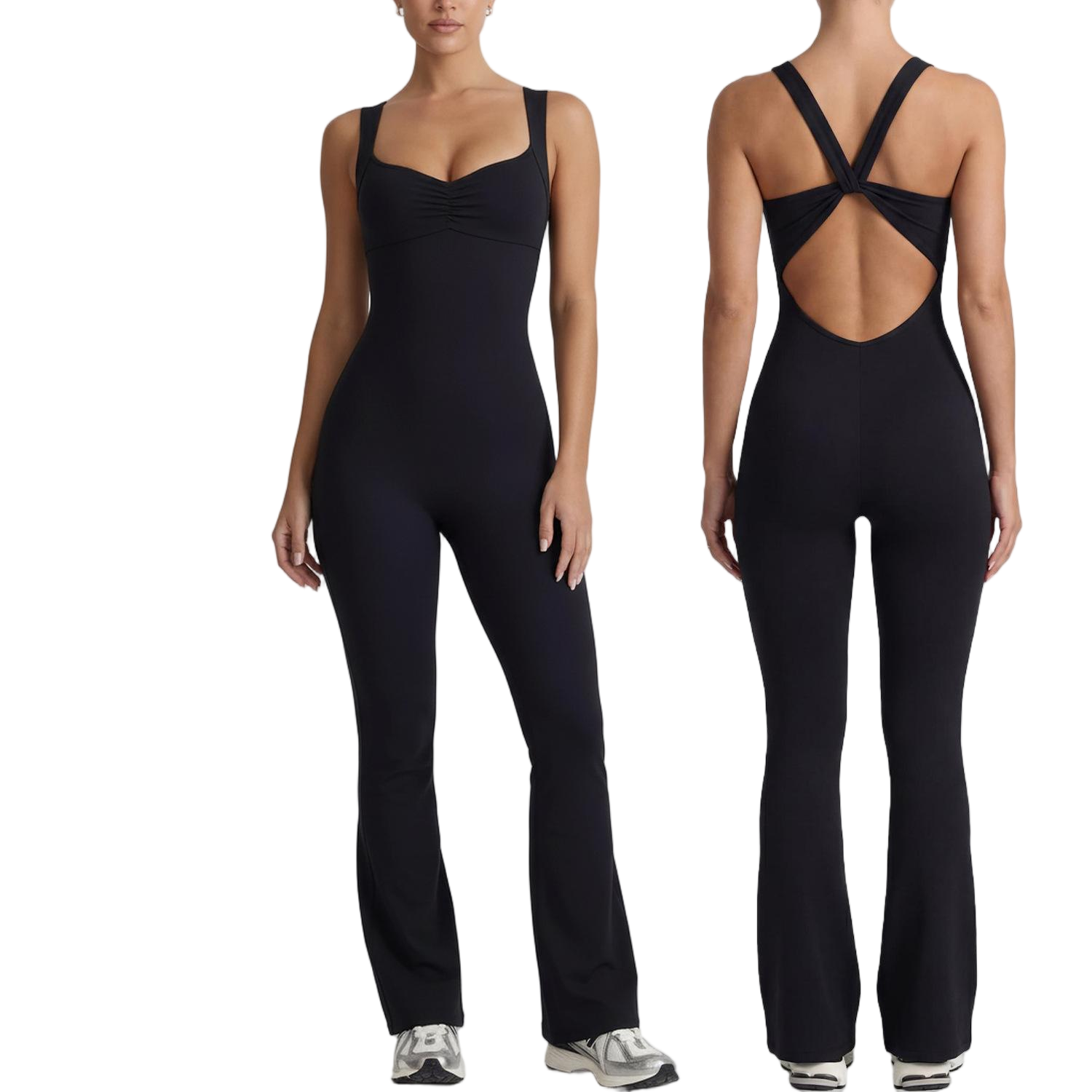 Women Tummy Control Yoga Bodysuit Seamless High Cut Leg One Piece Workout Jumpsuit Body Shaping Romper Wholesale OEM