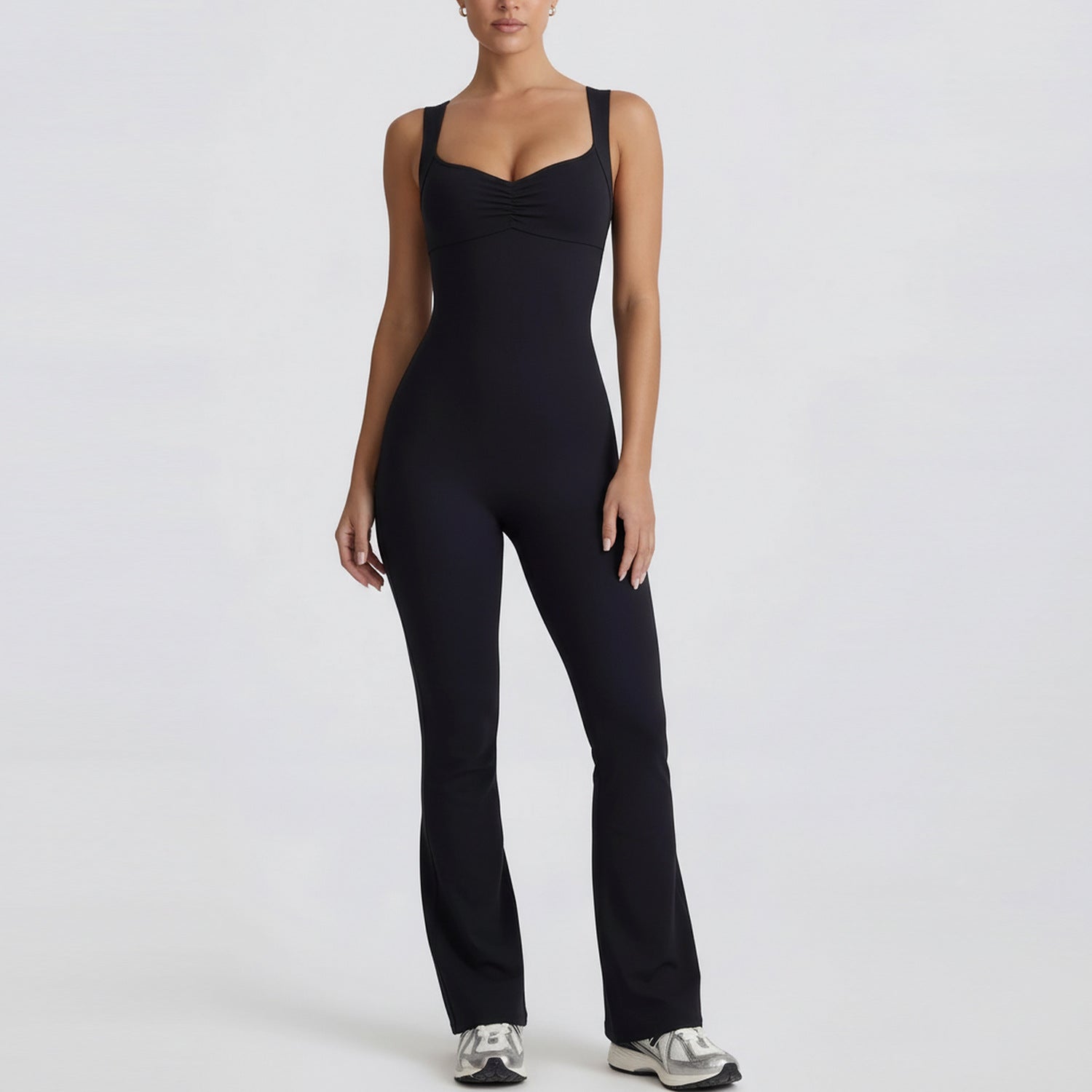 Women Tummy Control Yoga Bodysuit Seamless High Cut Leg One Piece Workout Jumpsuit Body Shaping Romper Wholesale OEM