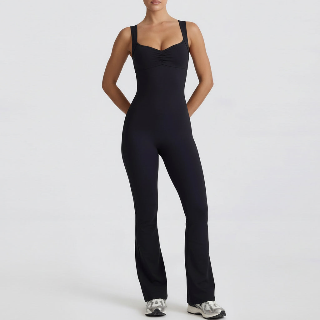 Women Tummy Control Yoga Bodysuit Seamless High Cut Leg One Piece Workout Jumpsuit Body Shaping Romper Wholesale OEM