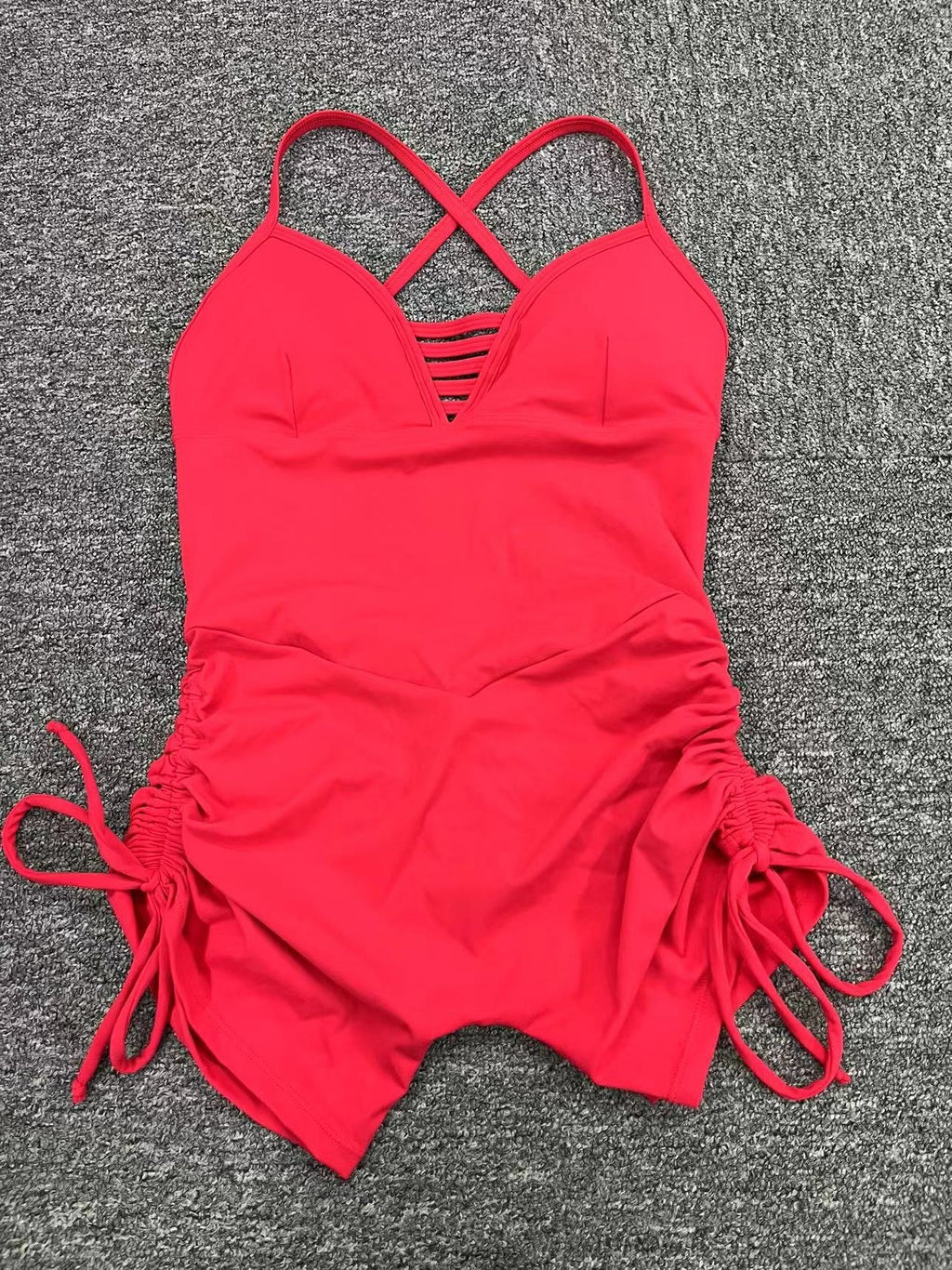 Women Short Yoga Onesie Seamless Ribbed High Cut Leg One Piece Short Bodysuit Workout Jumpsuit Romper Wholesale OEM