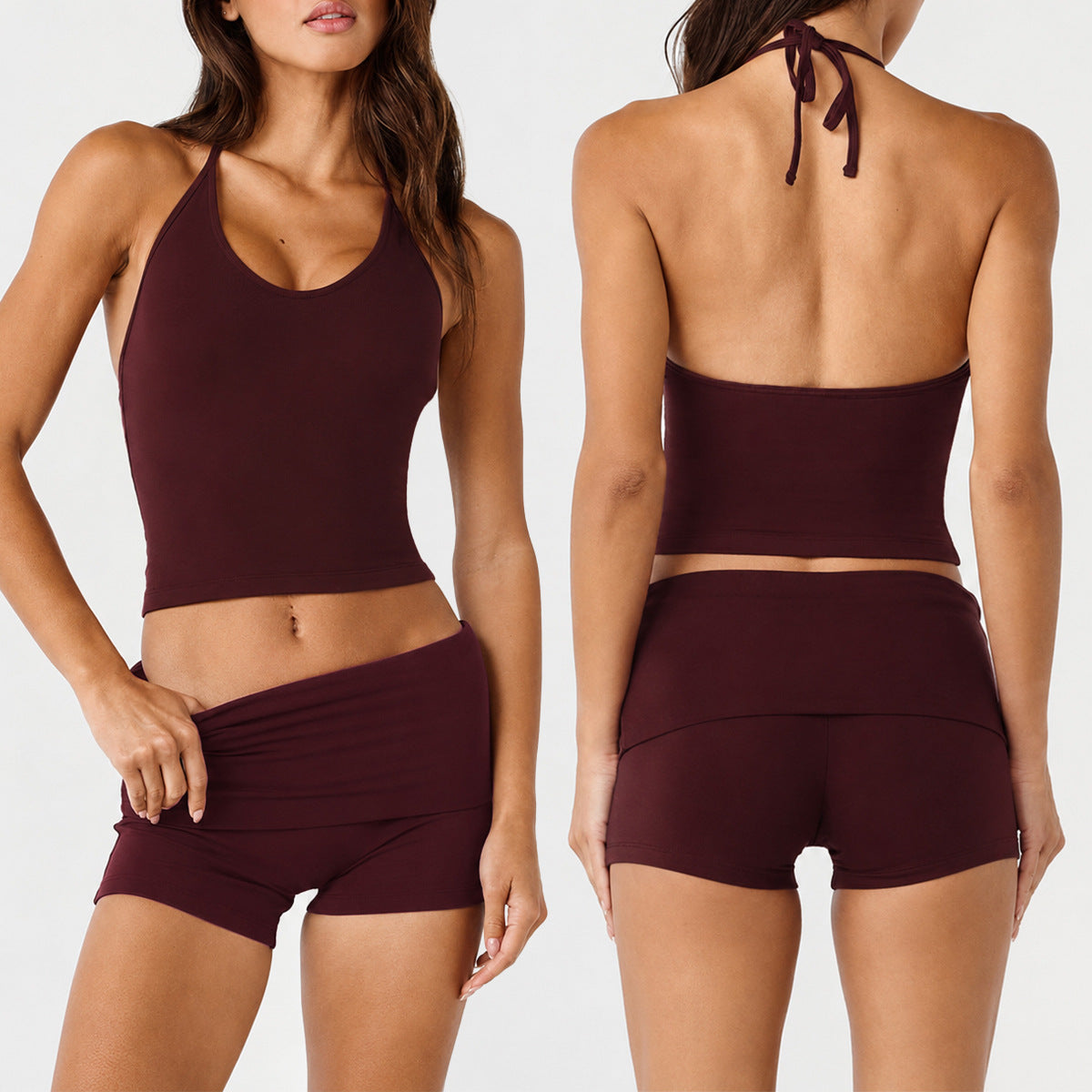 Women Seamless Yoga Set 2 Piece High Waist Leggings And Sports Bra Gym Workout Set Fitness Activewear Wholesale