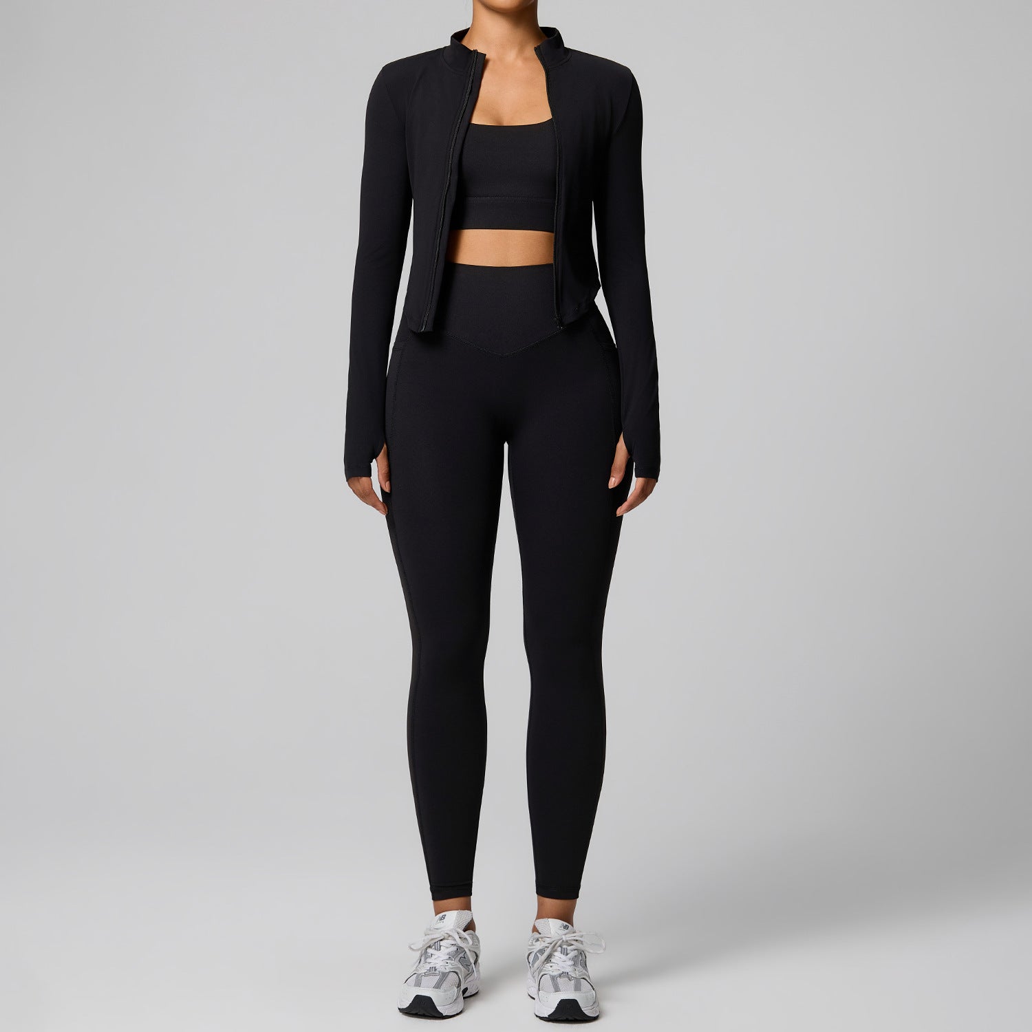 Women Plus Size Sleeveless Yoga Set High Stretch Tank Top And High Waist Compression Leggings 2 Piece Bulk Wholesale