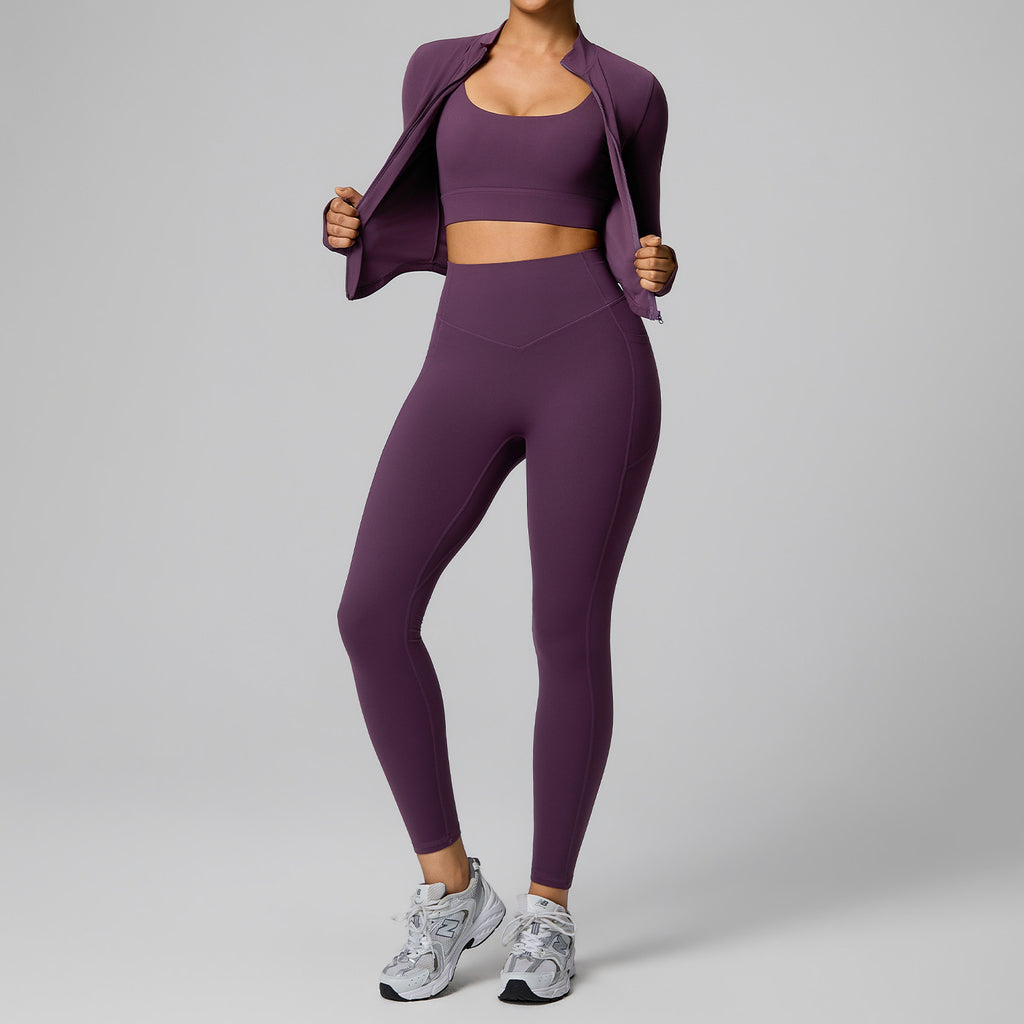 Women Plus Size Sleeveless Yoga Set High Stretch Tank Top And High Waist Compression Leggings 2 Piece Bulk Wholesale